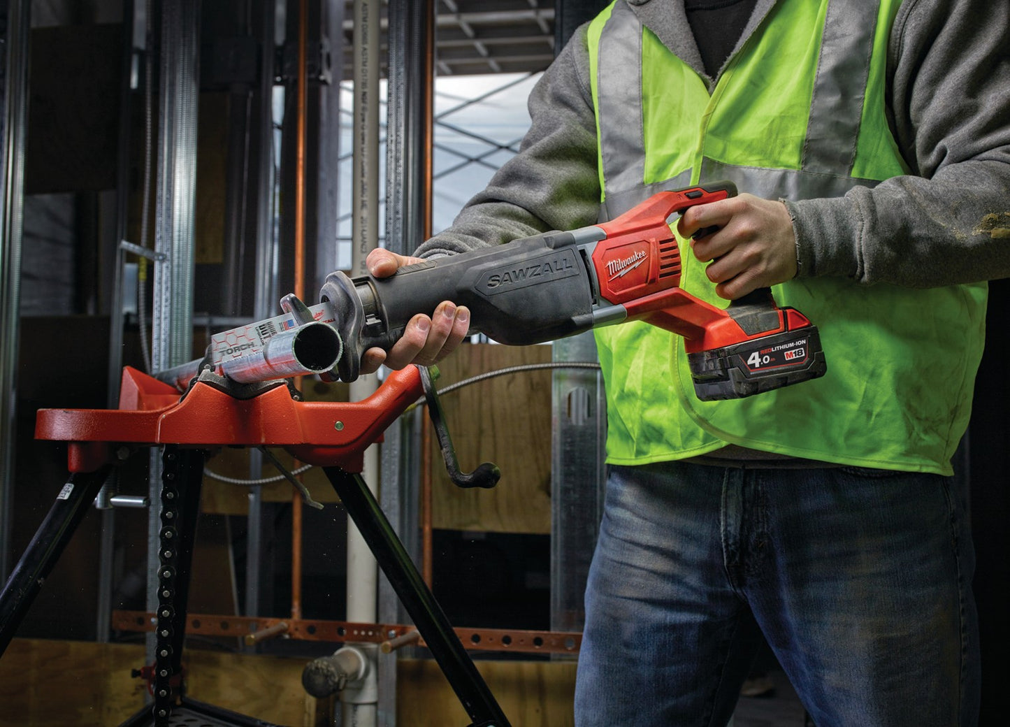 Milwaukee M18 BSX-0 Akku-Säbelsäge mit losem Körper – 4933447275