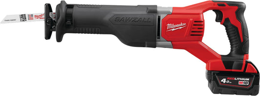 Milwaukee M18 BSX-402C Accu Reciprozaag 18V 4,0Ah in Koffer - 4933447285