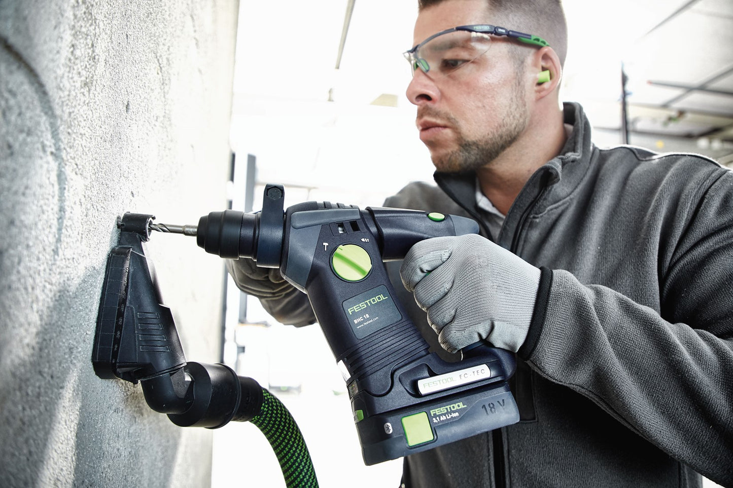 Festool BHC 18 C 3.1 I-Plus Cordless Rotary Hammer - 576515