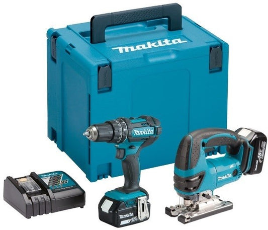 Makita DLX2134TJ 18V 5.0Ah Li-Ion Kombiset in Mbox