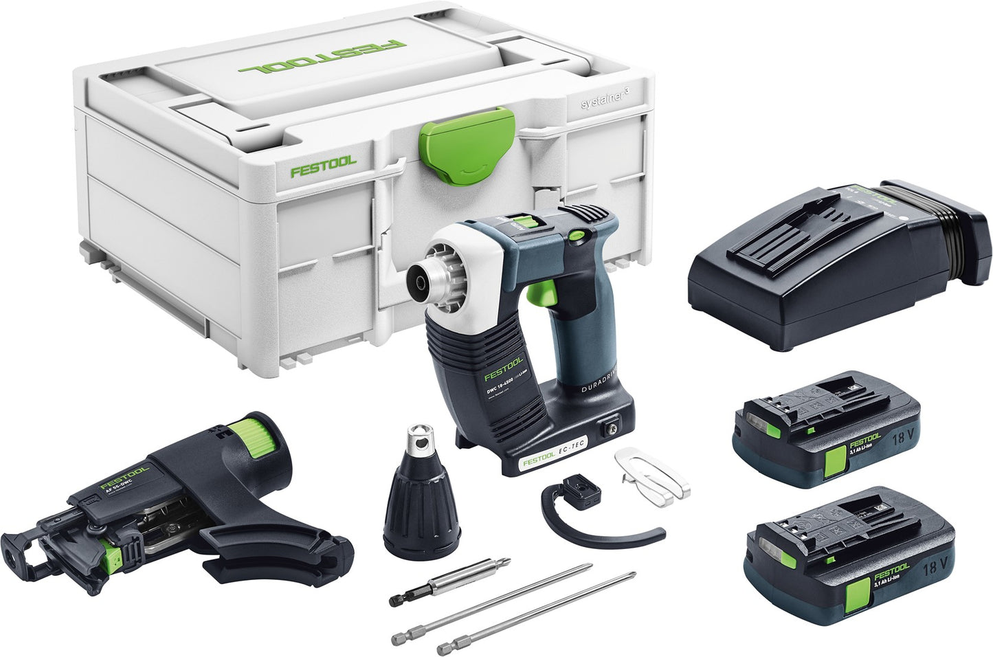 Festool DWC 18-4500 C3,1-Plus Accu Schroefautomaat DURADRIVE - 576505