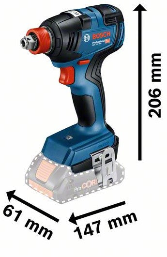 Bosch Blauw Combiset - GSR 18V-55 + GDX 18V-200 - 06019J2201