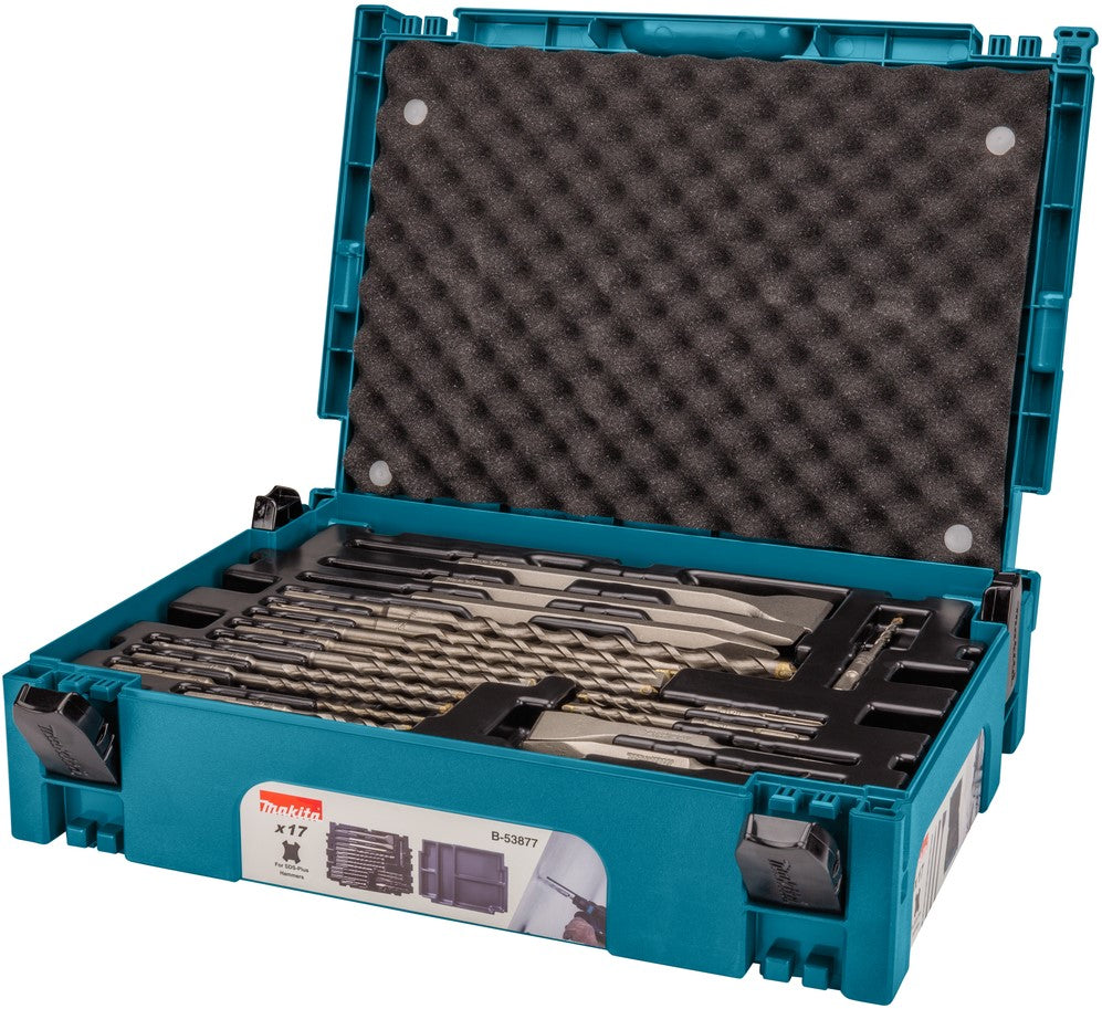Makita Bohrer/Meißel-Satz SDS-PLUS 17-teilig in Mbox - B-53877