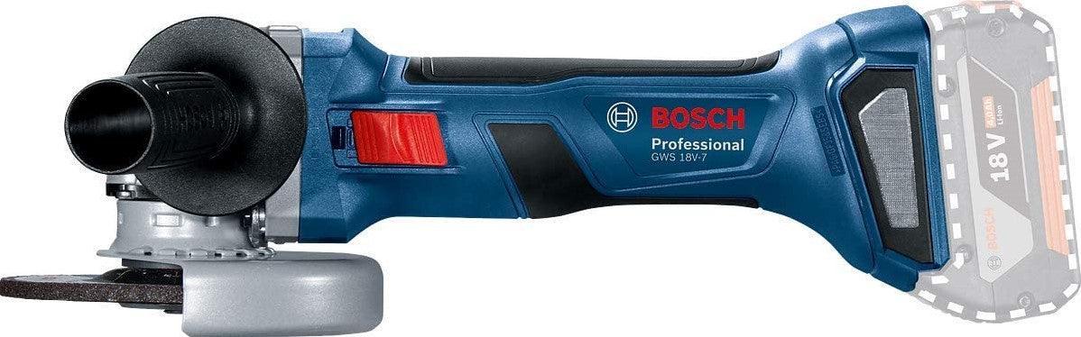 Bosch Professional GWS 18V-7 Cordless angle grinder L-Boxx loose body - 06019H9002