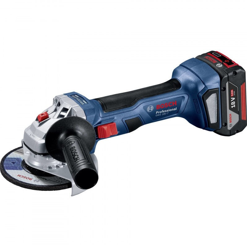 Bosch Professional GWS 18V-7 2x4.0Ah GAL 18V-40 L-Boxx - 06019H9005