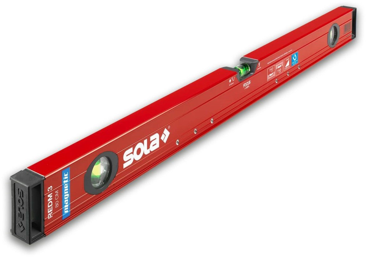 Sola RedM 3 80 Magnetic Spirit Level 80cm - 01813101