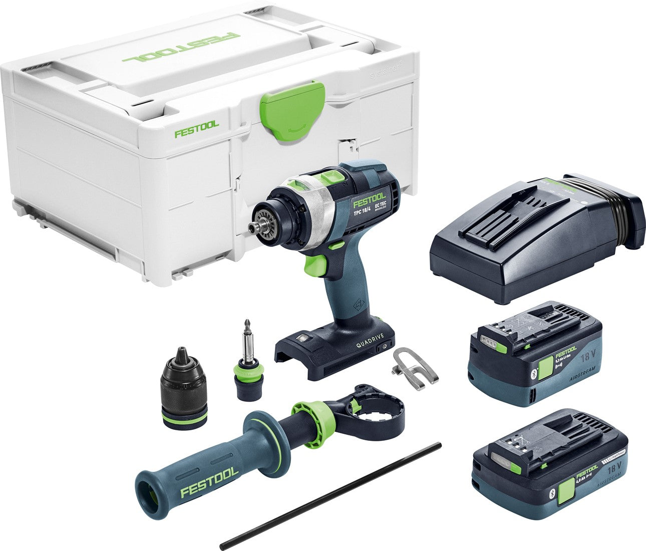 Festool TID 18 5,2/4,0-Set TPC 18/4 Accu Combiset Slagschroevendraaier + Schroefboormachine - 576995