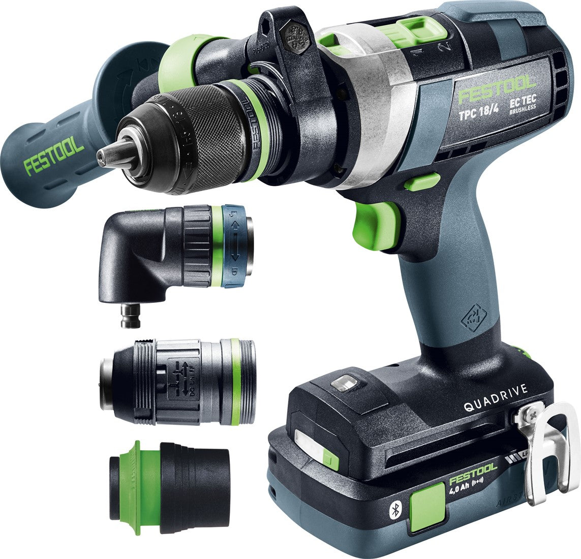 Festool TPC 18/4 5,2/4,0 I-Set SCA Akku-Schlagbohrschrauber QUADRIVE - 575606