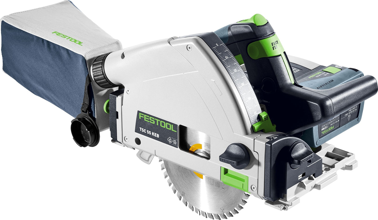 Festool TS 55 FQ-Plus-FS Plunge saw with FS 1400/2 guide rail in Systainer - 577015