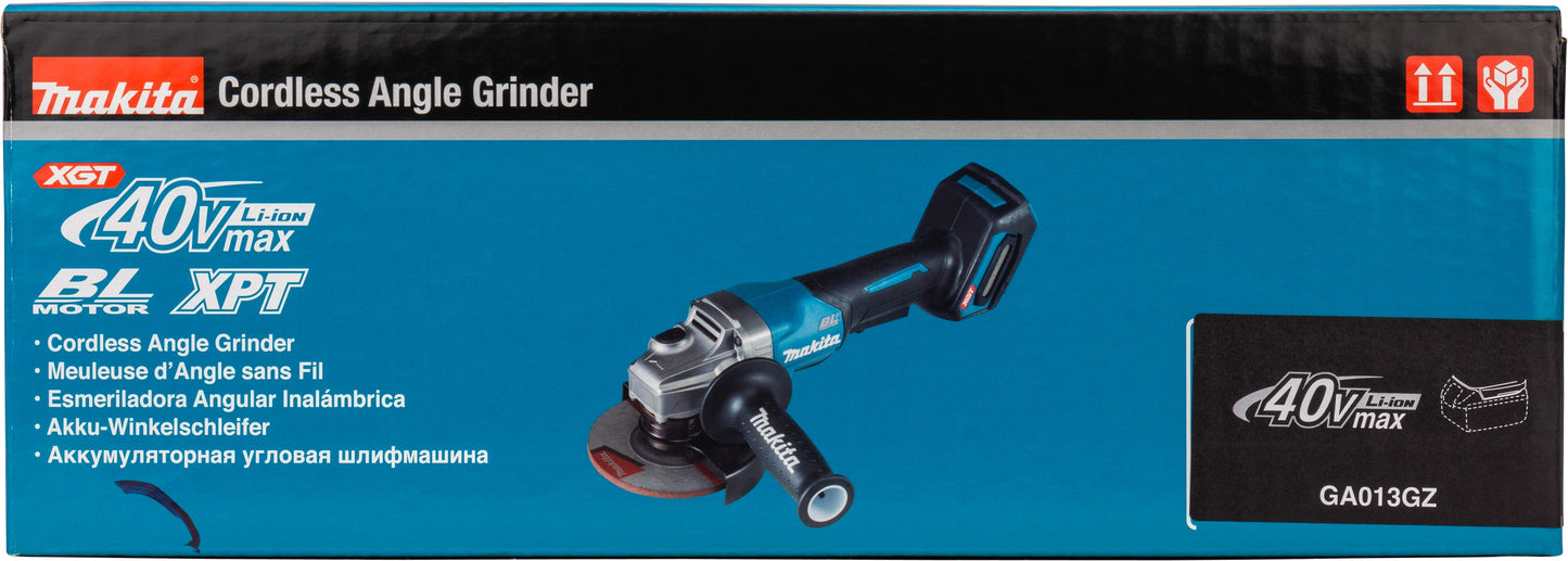 Makita GA013GM201 Cordless Angle Grinder 40V 4.0Ah 125mm in Mbox