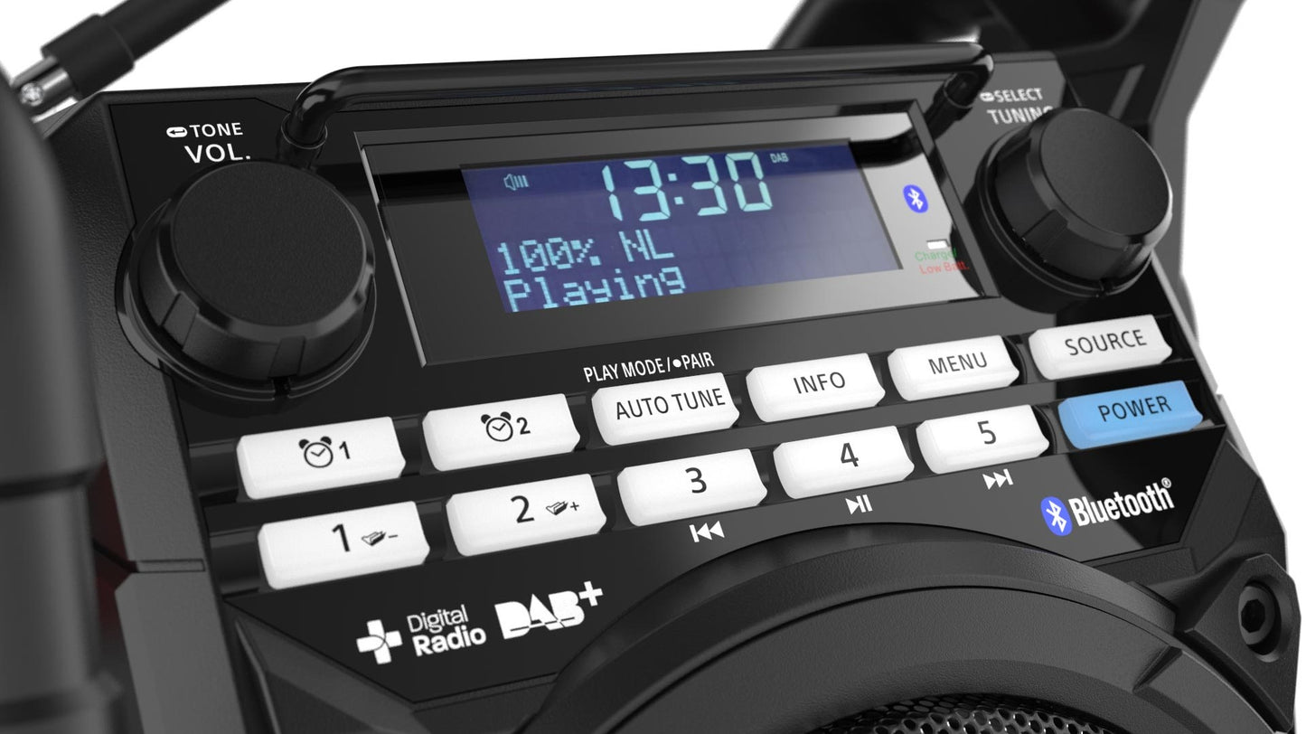PerfectPro ROCKBULL Radio DAB+ - RB2