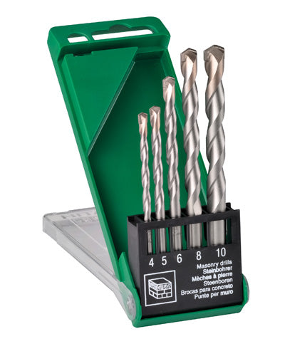 Borenset steen/beton multipack 4/5/6/8/10 mm - 780898