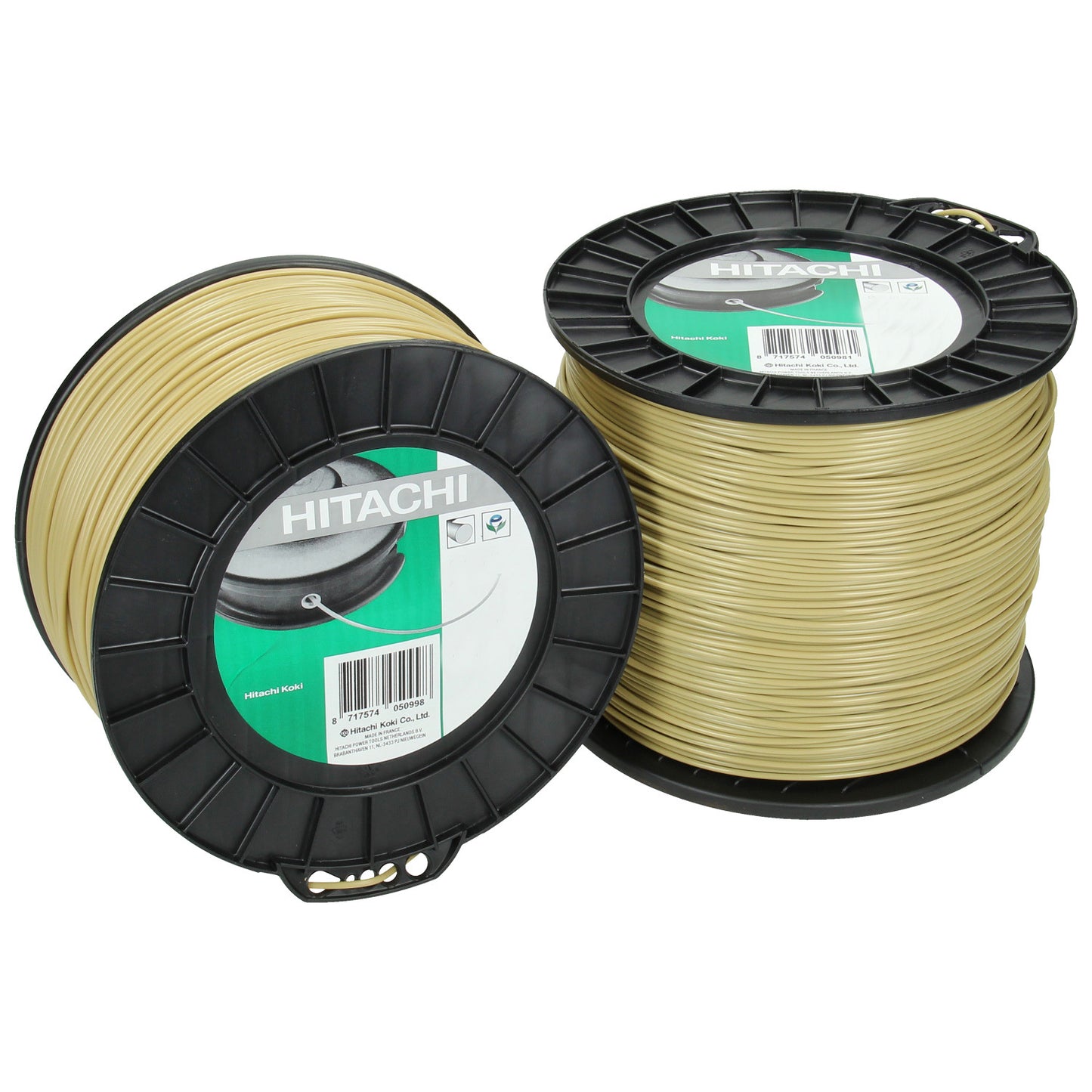 Nylon draad rond 2.0 mm RBE groen op rol L=628M (2100 gr) - 781432
