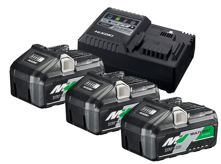 BoosterPack MultiVolt 3 x 18 V 8.0 Ah / 36 V 4.0 Ah + Battery Charger UC18YSL3 - UC18YSL3WB3