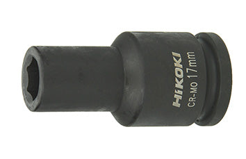 Krachtdop voor bouten met buitenzeskant 3/4" extra lang, lengte 90 mm, afm. 17 mm - 751950