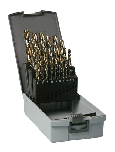 Cassette metaalboren HSS-CO Din 338 (25 delig) - 780699