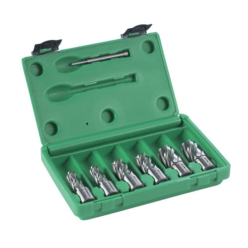 Kernborenset 2 x 14/18/22 x 30 mm + centreerpin (7-delig) - 754496