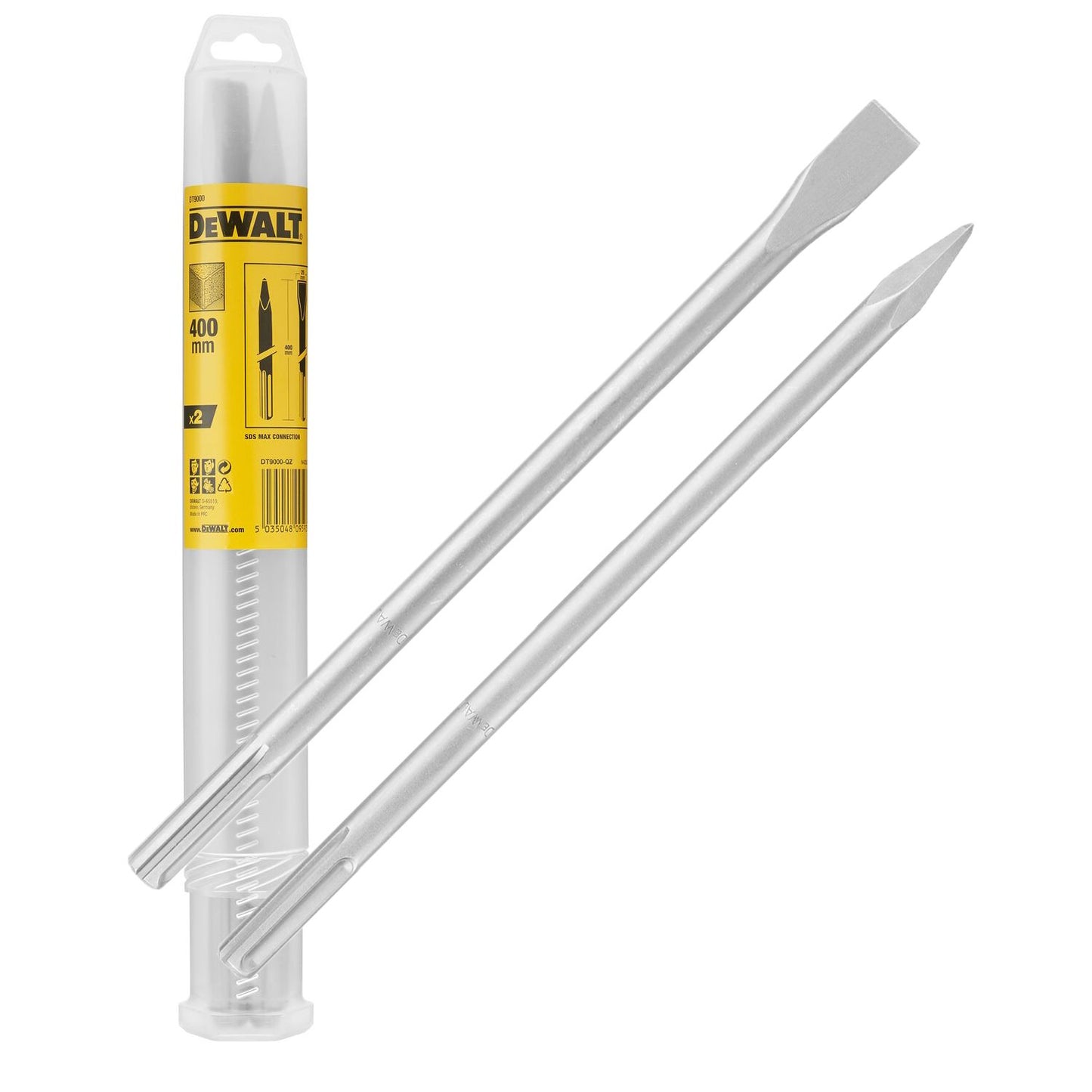 DT9000 2-Delige Beitelset SDS Max