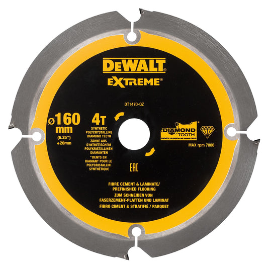 DT1470 XR Diamant Cirkelzaagblad 160x20mm 4T