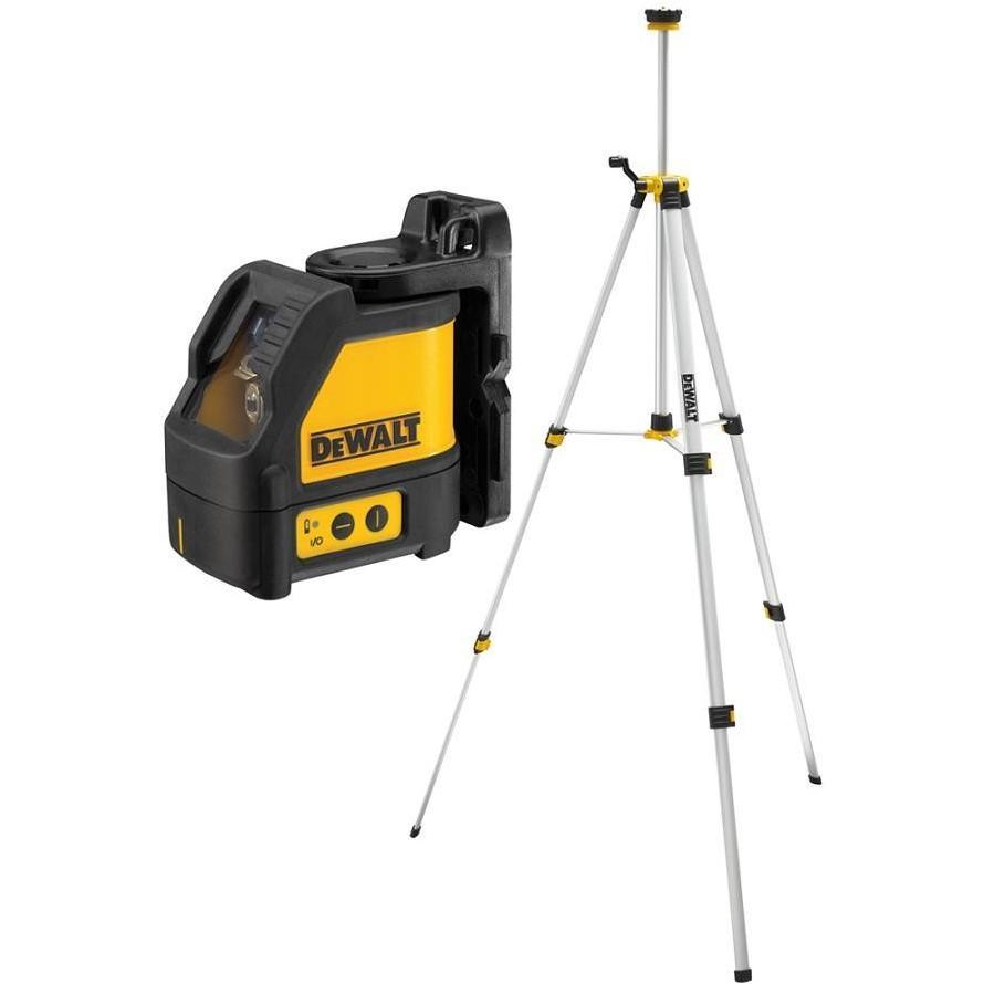 DW088KTRI Self Leveling Cross Line Laser - 2 Beams incl. Tripod