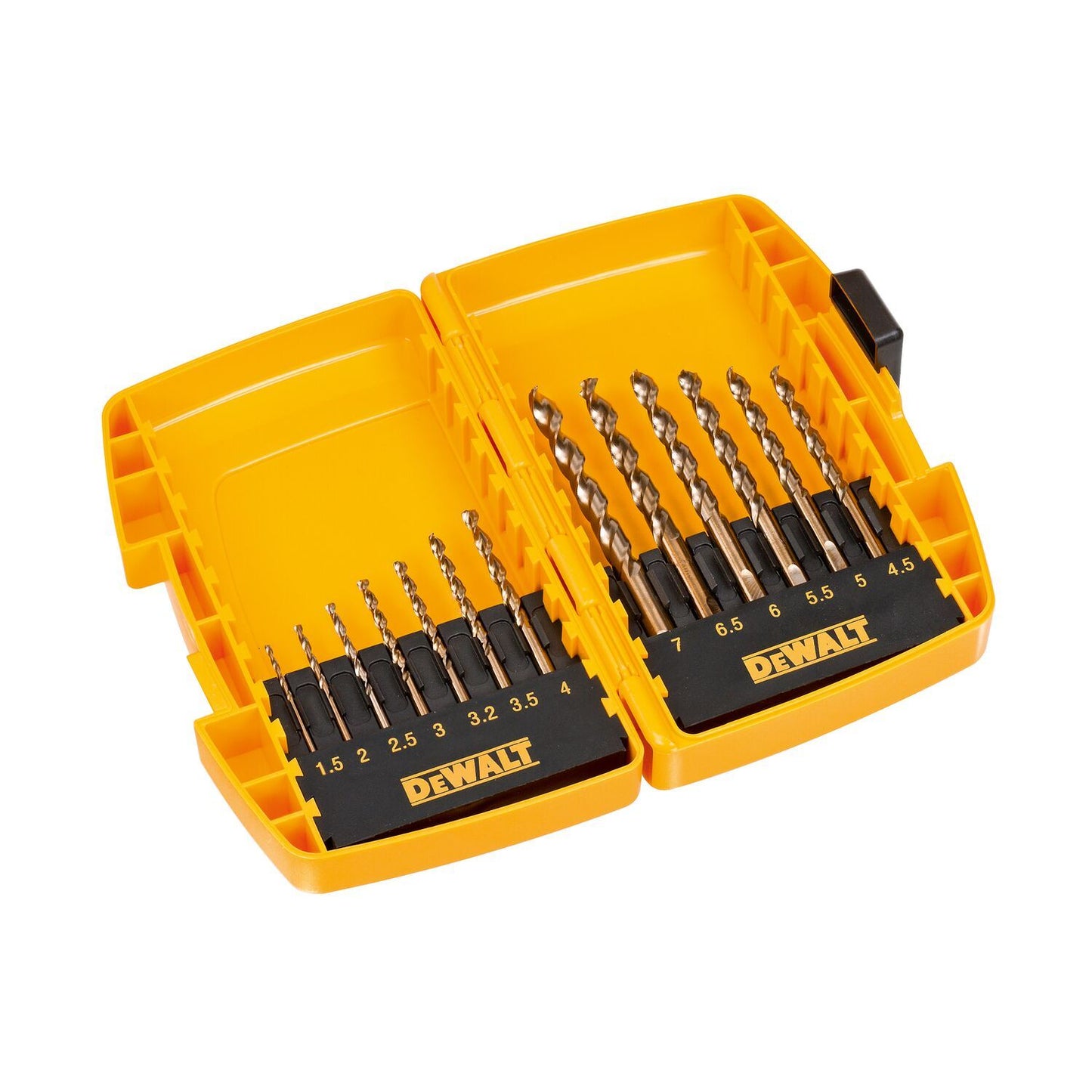 DT7920B 13 Piece Metal Drill Bit Set in Cassette