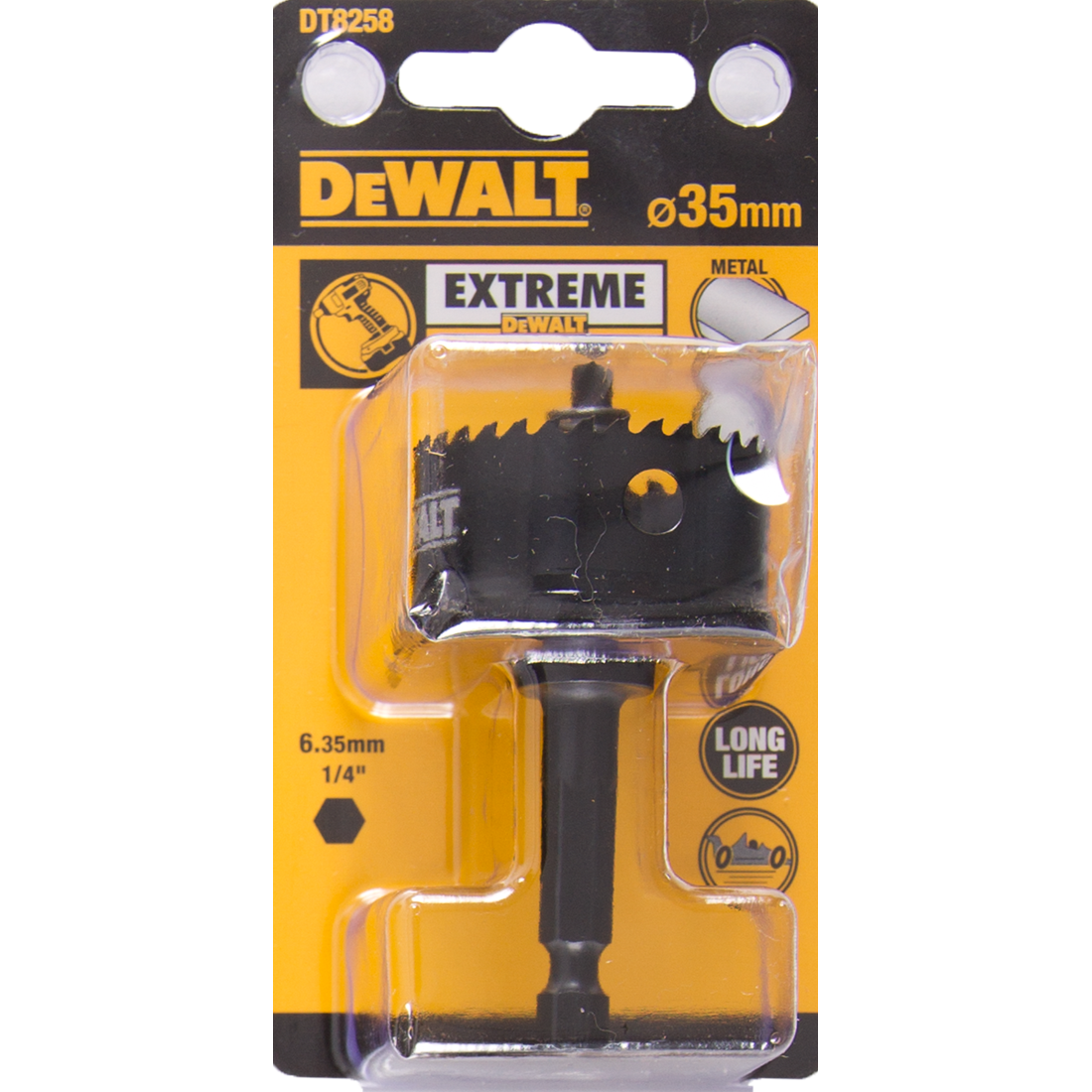 DT8258 Impact Gatzaag 35 millimeter DEW-DT8258-QZ