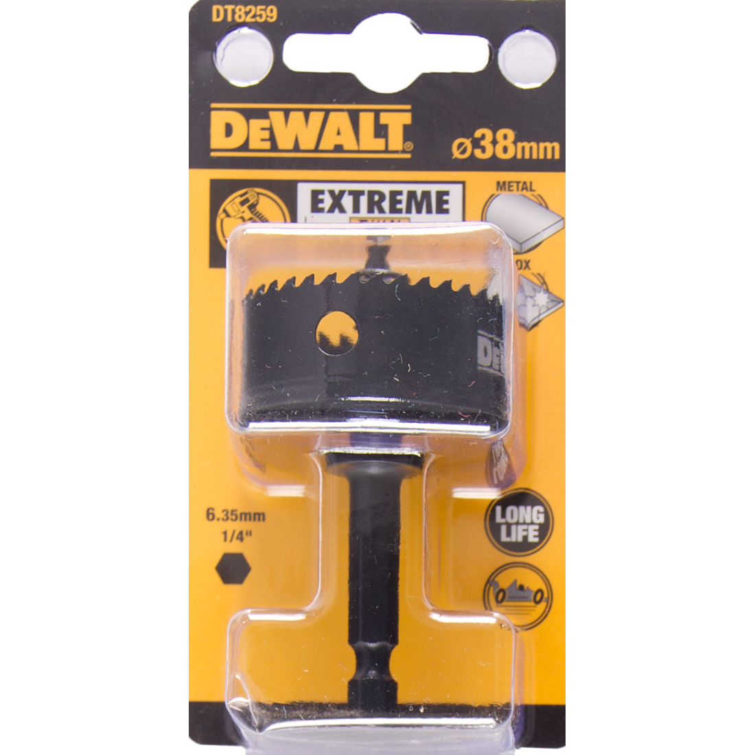 DT8259 Schlaglochsäge 38 Millimeter DEW-DT8259-QZ