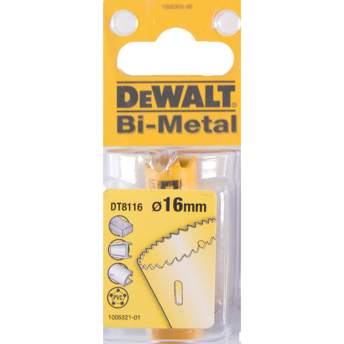 DT8116 Lochsäge BIM 16 Millimeter DEW-DT8116-QZ