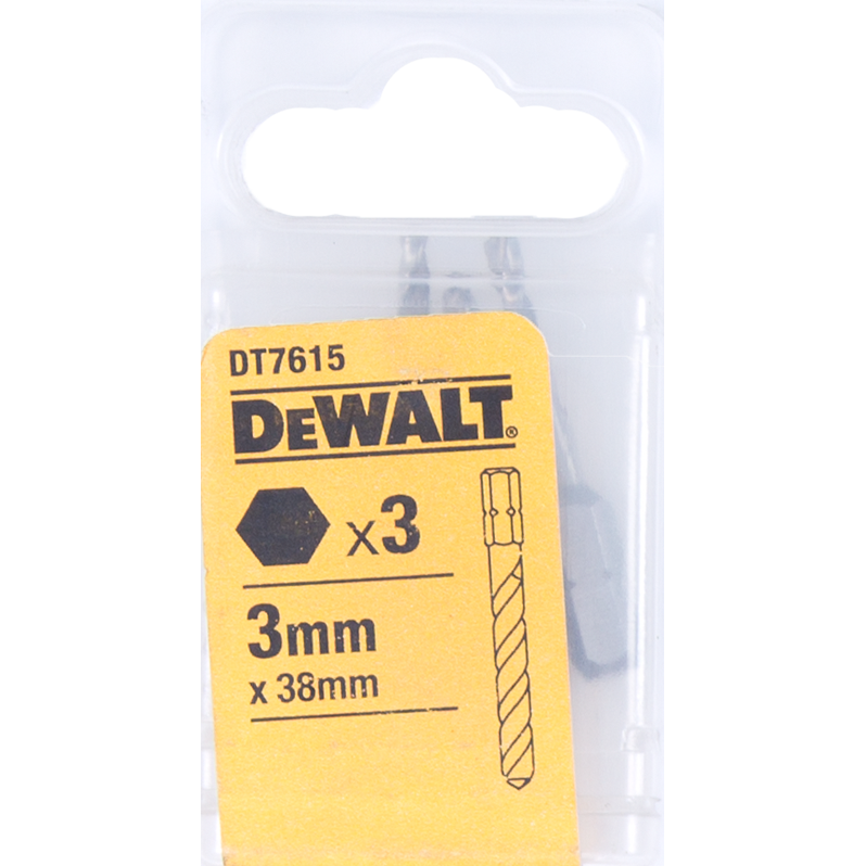 DT7615 Sechskant-Zentrierbohrer DEW-DT7615-QZ