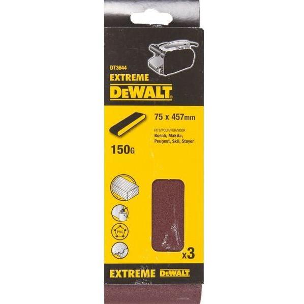 DT3644 P150 Schleifband 75x457mm VE=3