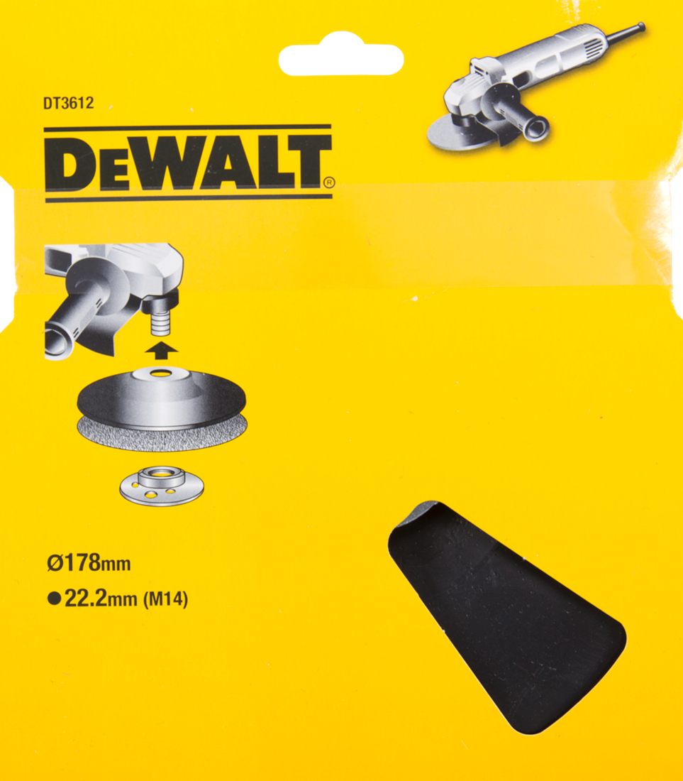 DT3612 Steunschijf 178 millimeter DEW-DT3612-QZ