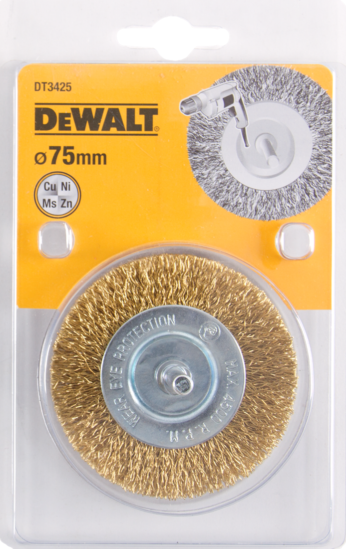 DT3425 Scheibenbürstenbohrer 75 Millimeter DEW-DT3425-QZ