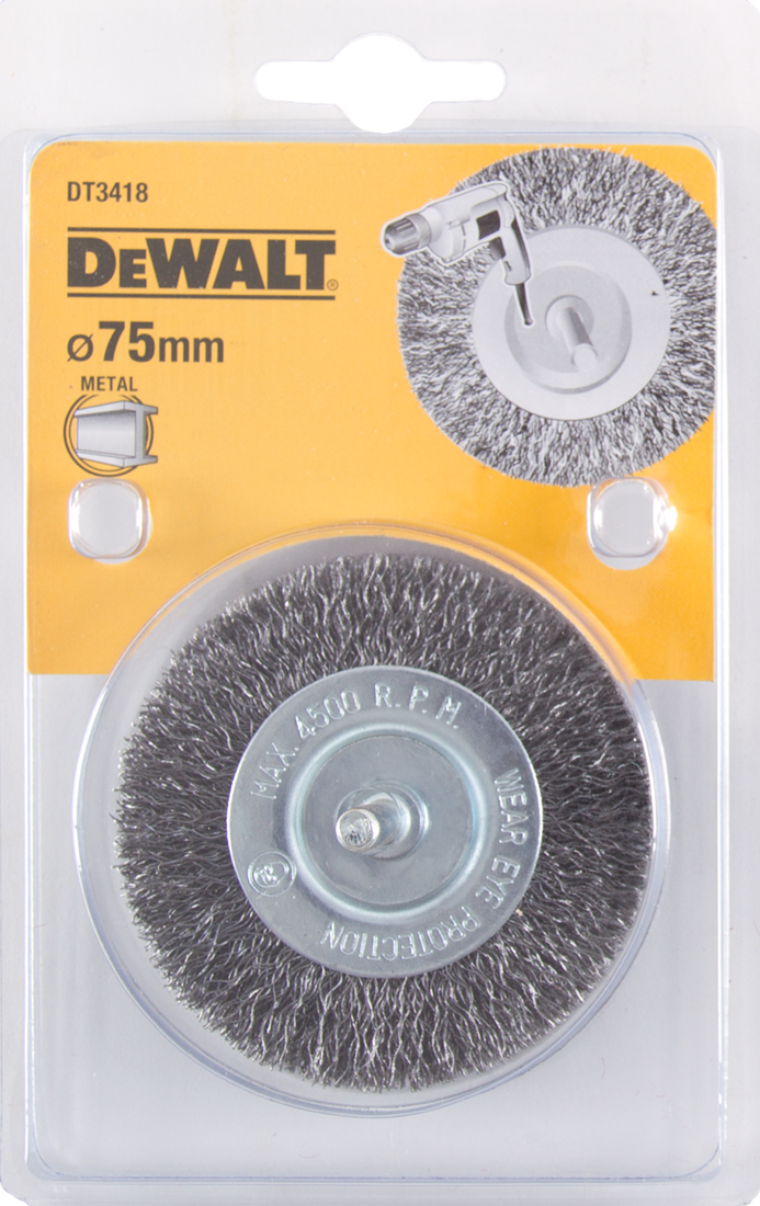 DT3418 Scheibenbürstenbohrer 75 Millimeter DEW-DT3418-QZ