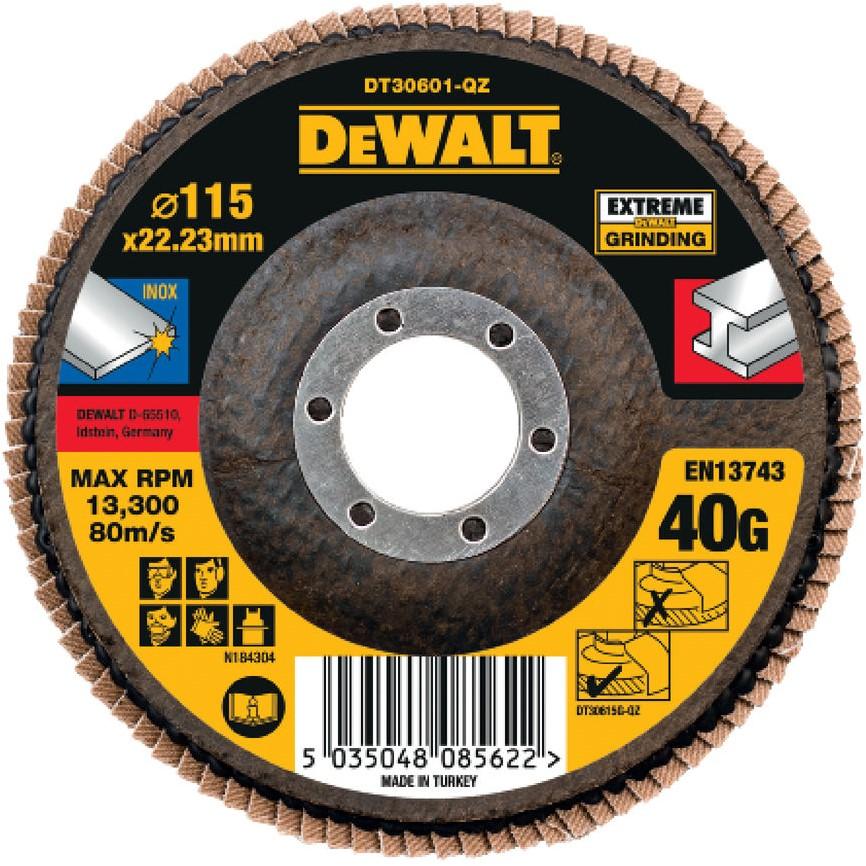 DT30601 Lamellen schuurschijf EXTREME 115 millimeter DEW-DT30601-QZ