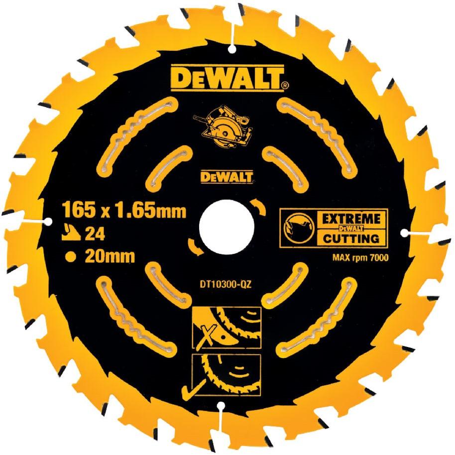 DT10300 Circular saw blade Extreme 165x1.65x20mm 24T