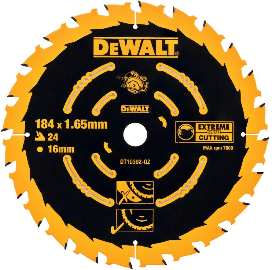 DT10302 Circular saw blade Extreme 184x16mm 24T