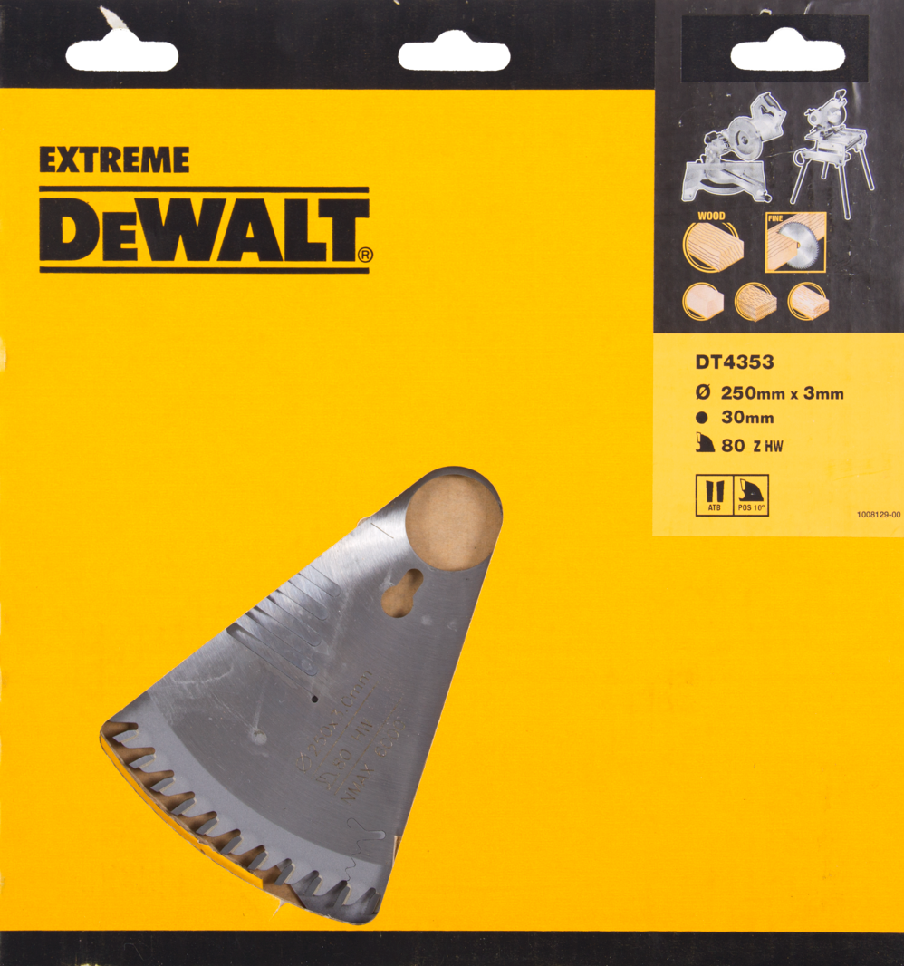 DT4353 Cirkelzaagblad Extreme 205x2.2x30mm 80T