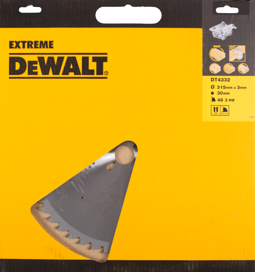 DT4332 Cirkelzaagblad Extreme 315x2.2x30mm 48T