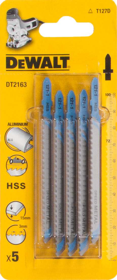 DT2163 Jigsaw blade HSS DEW-DT2163-QZ