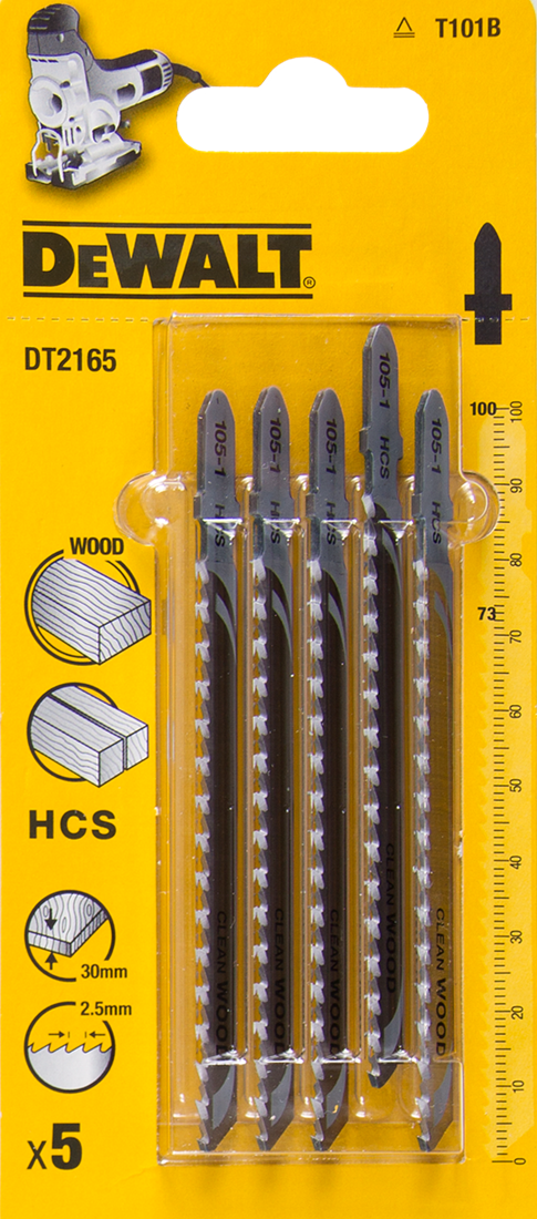 DT2165 Jigsaw blade HCS DEW-DT2165-QZ 