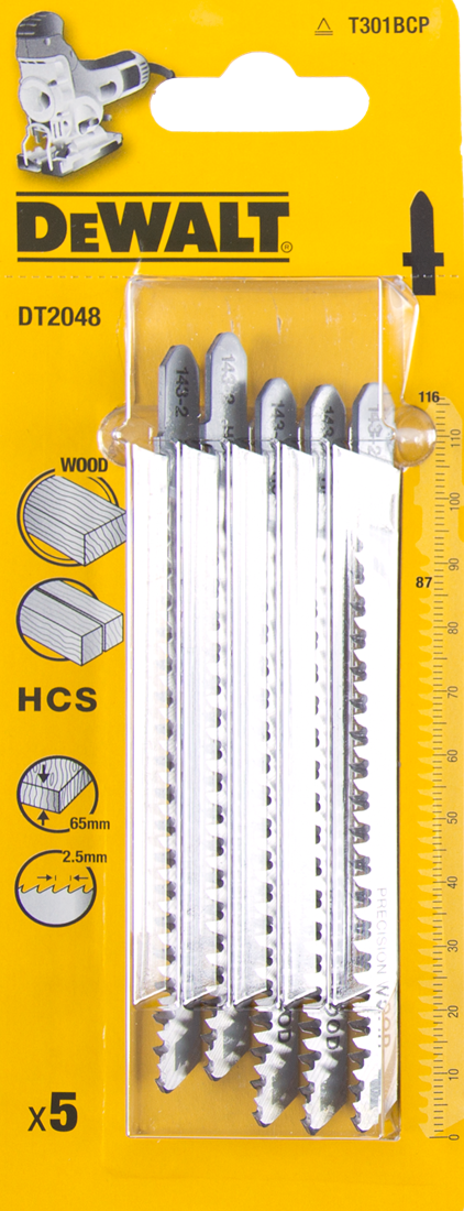 DT2048 Jigsaw blade HCS DEW-DT2048-QZ