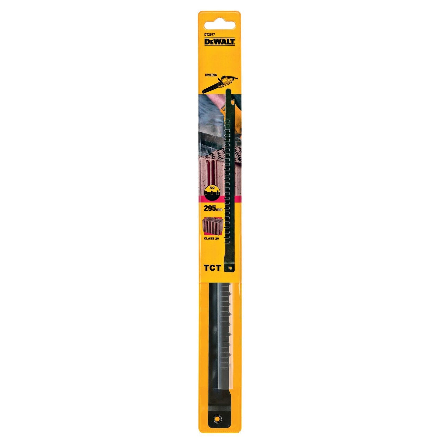 DT2977 Alligator-Sägeblatt TCT 295 mm Poroton-Blöcke Klasse 20