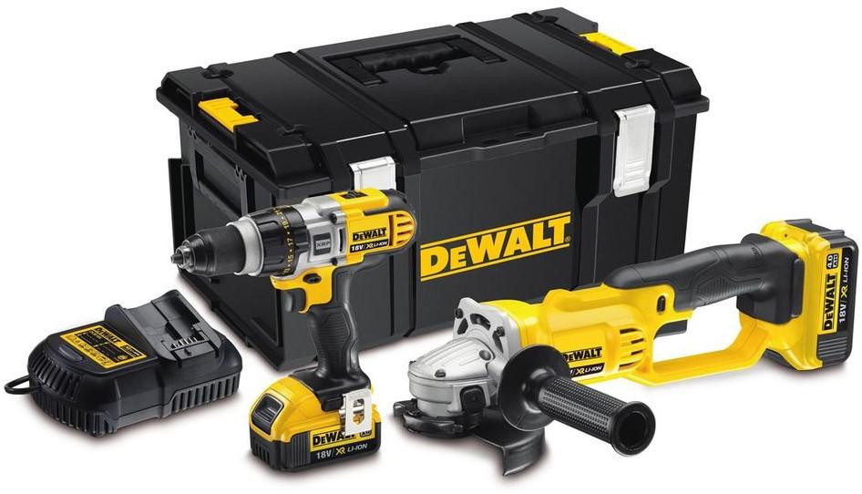 DCK293M2 18 V XR combiset: XRP Schroef/klopboormachine + haakse slijper