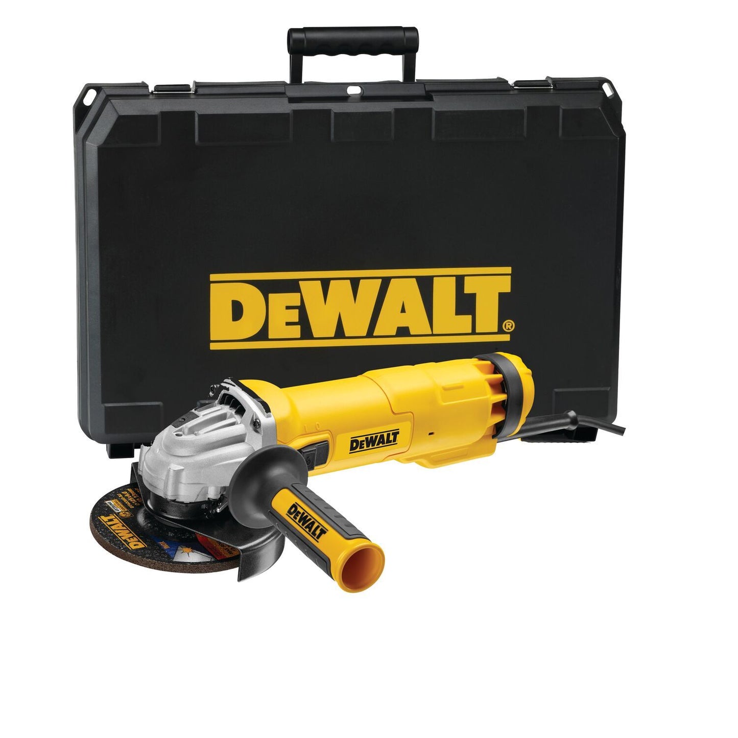 DWE4237K Haakse slijper met schuifschakelaar 125mm 1400W