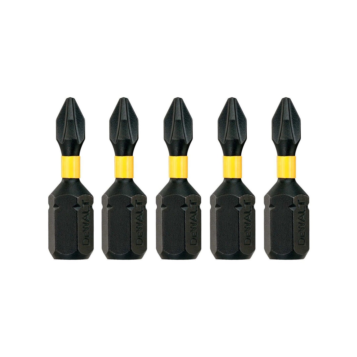 DT7993T Extreme Impact Torsion Schroefbits PH1 25mm 5 Stuks