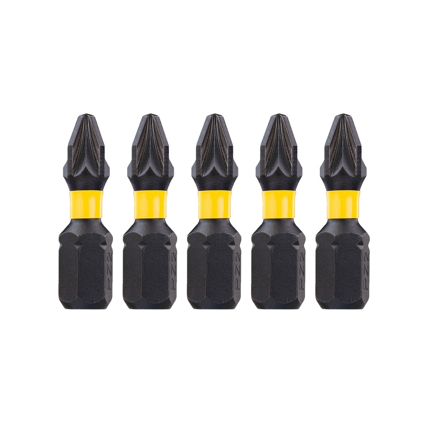 DT7387T Extreme Impact Torsion Schroefbits PZ2 25mm 5 Stuks