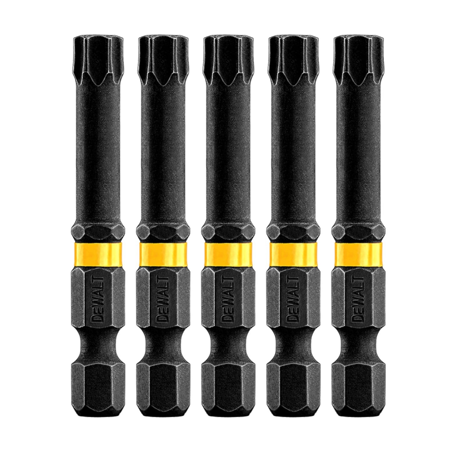 DT7399T Extreme Impact Torsionsschrauben-Bits T40 50 mm 5 Stück