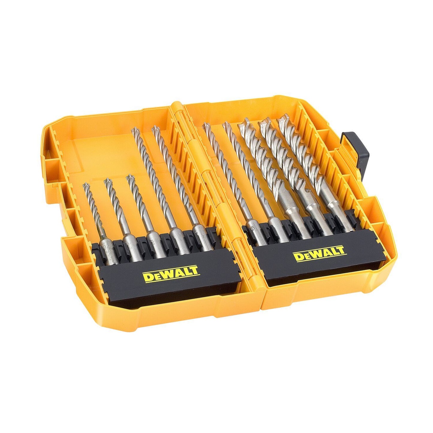 DT8977B 10-delige Borenset SDS Plus XLR in Tough Case