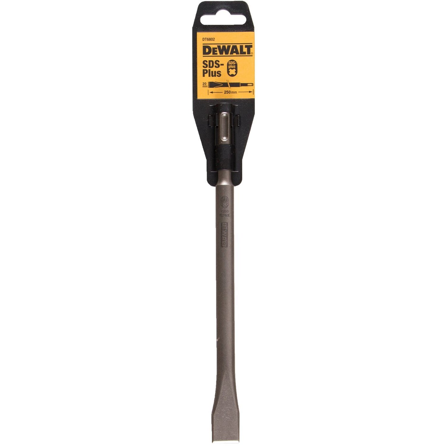 DT6802 Flat chisel SDS Plus 20x250mm