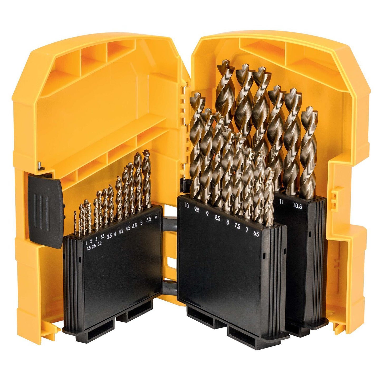 DT4957 29-teiliges HSS E Kobalt-Metallbohrer-Set in Kassette